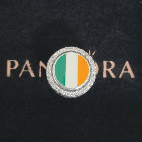 Pandora Jewelry - Pandora Ireland Flag Charm Bead Travel Pendant S925 Silver with box